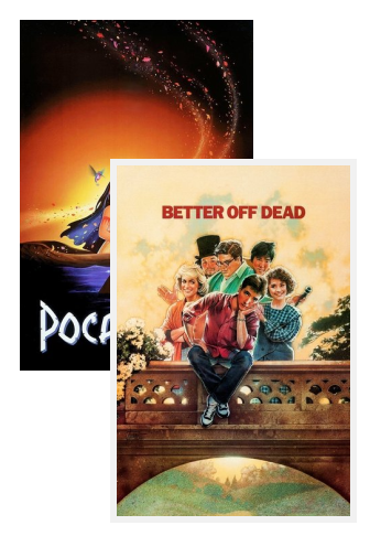 Pocahontas (1995) poster and Better Off Dead... (1985) poster